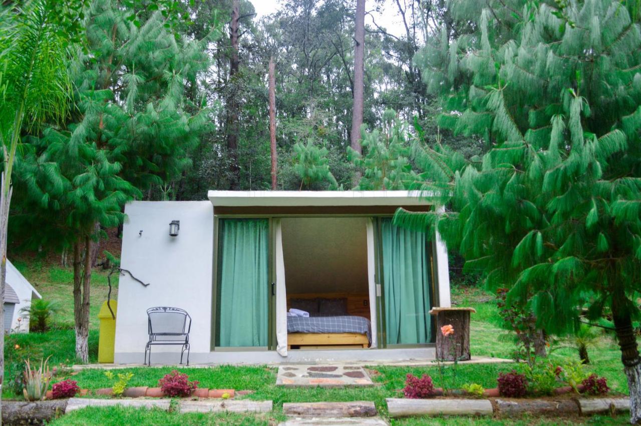 Romanticas Cabanas En Bosque Acaxochitlán Exterior foto